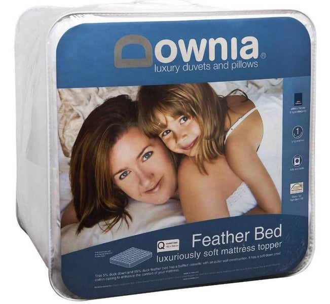 Downia Feather Bed Mattress Topper - King Carousel 1