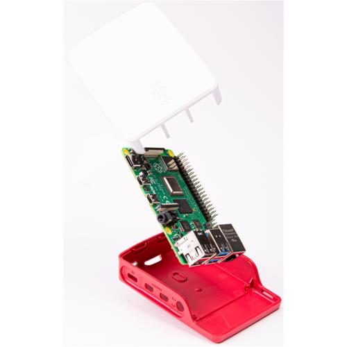 Raspberry Pi Official Red / White Case for Raspberry Pi 4 Model B (The board is Carousel 1
