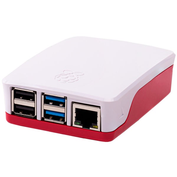 Raspberry Pi Official Red / White Case for Raspberry Pi 4 Model B (The board is Carousel 2