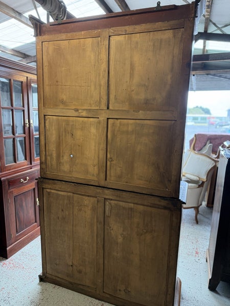 A Victorian Era Mahogany Glazed Bookcase Secretaire Cabinet Carousel 20