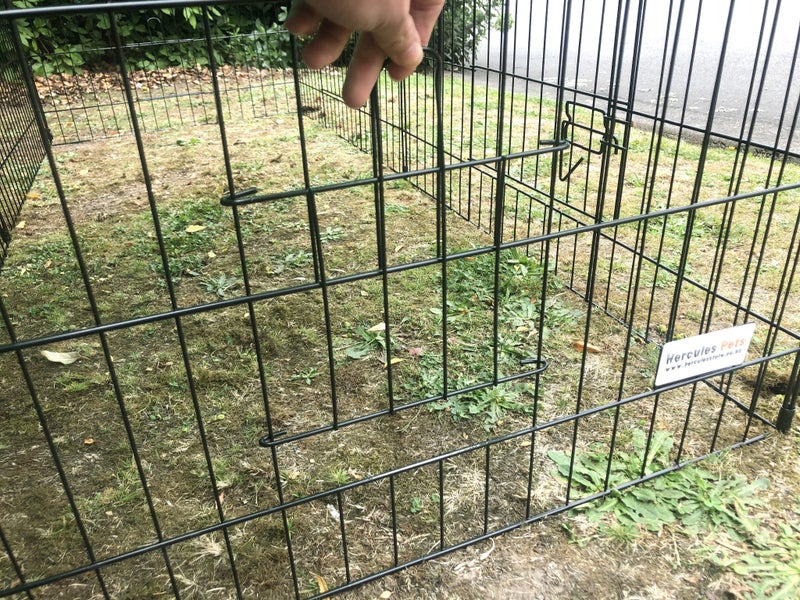 Chicken Rabbit Run Cage With Sun Cover Pet Enclosure Carousel 8