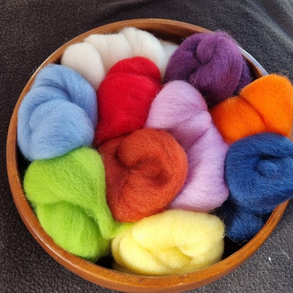 Corriedale Wool Fibre Pack Carousel 1