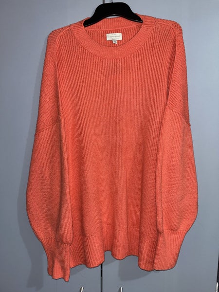 Orange knit style sweater Carousel 2