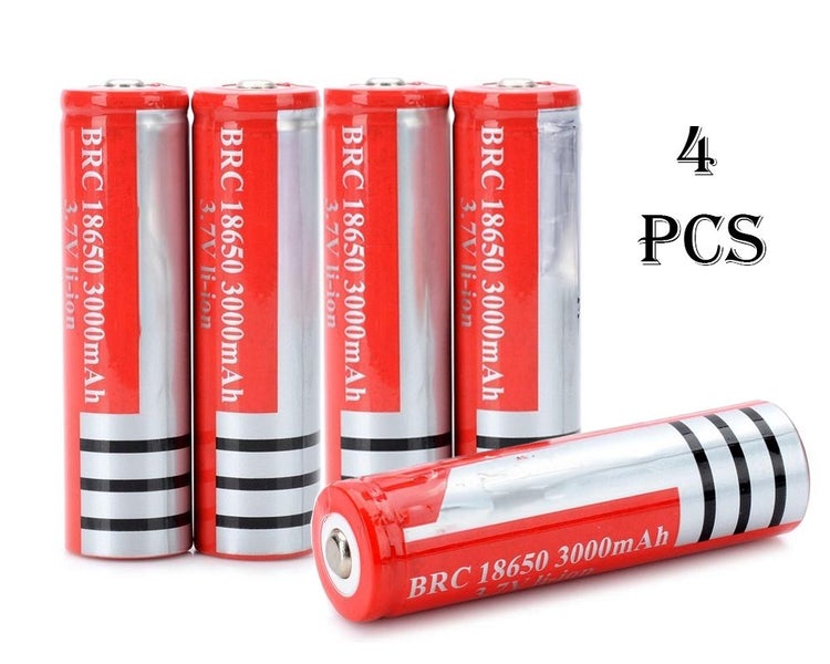 18650 Battery Rechargeable Battery 4PCS Carousel 1