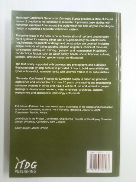 Rainwater Catchment Systems for Domestic Supply - Design, Construction & Impl... Carousel 2