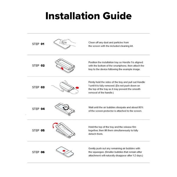 Galaxy S25 Plus Screen Protector Easy Slide Privacy Tempered Glass 2 pack Carousel 19