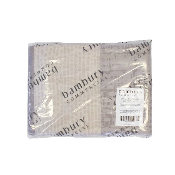 Queen Darlington Sand Quilt / Duvet Cover Set- Bambury Carousel 2