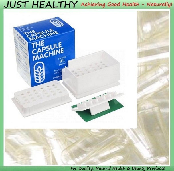 CAPSULE FILLER MACHINE SIZE "1" + 1000 GEL CAPS Carousel 1