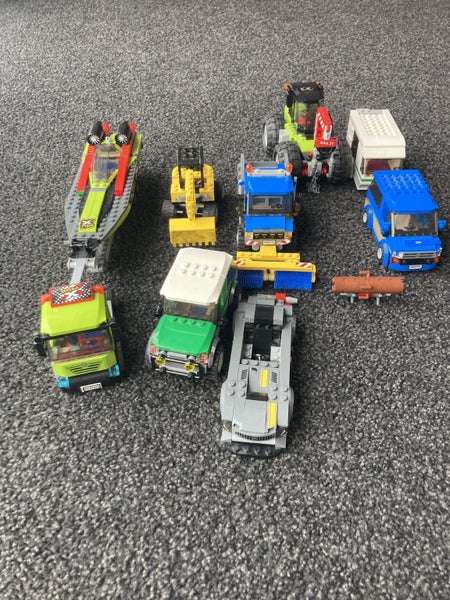 Lego City Bulk Lot Sweeper Excavator Forest Tractor Caravan Jetboat etc Carousel 1