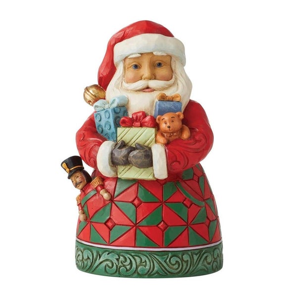 Jim Shore Heartwood Creek - Santa With Gifts Pint Sized Carousel 1