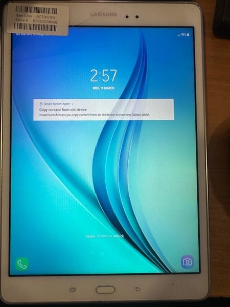 Samsung Galaxy Tab 10 inch White Wifi & Cellular LTE 4G 16GB 5MP Camera 2GB Ram Carousel 2