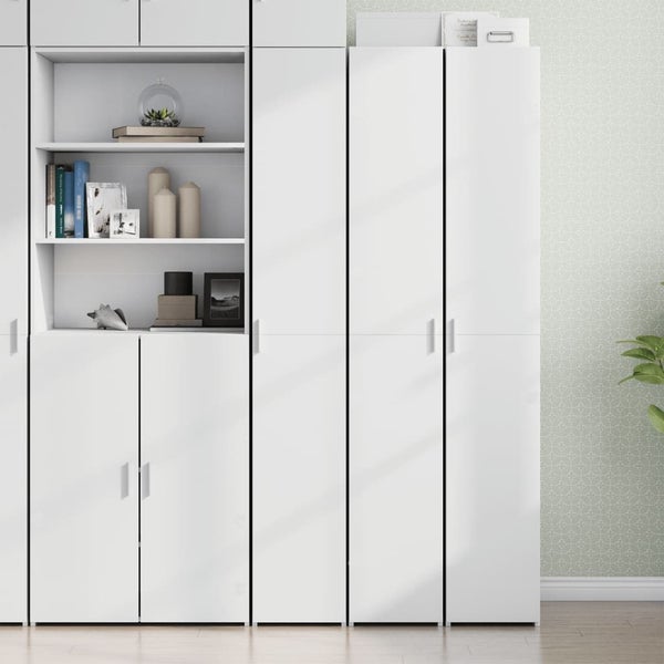 Highboard White 30X42.5X185 Cm Engineered Wood Txnotkx Carousel 1