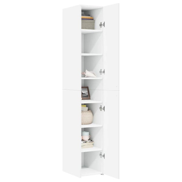 Highboard White 30X42.5X185 Cm Engineered Wood Txnotkx Carousel 2