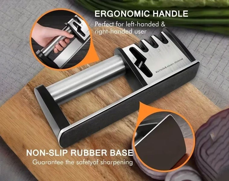 Home Knife Sharpener for Kitchen Knives,4 in 1 Knives Sharpeners Carousel 2