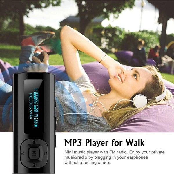 USB MP3 Player Bluetooth 4.0 8GB with Clip HiFi Lossless Sound Carousel 6