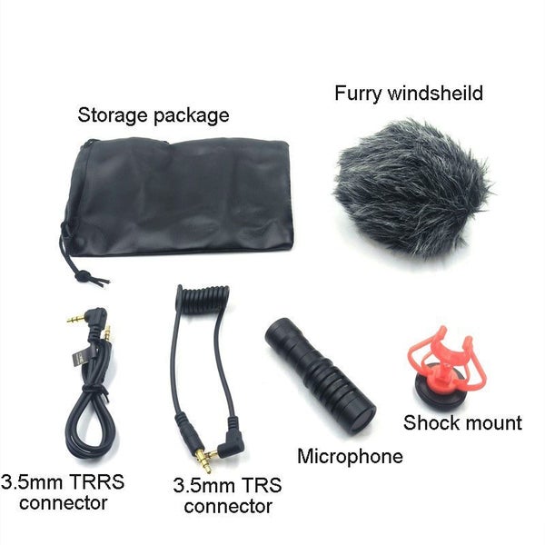 MM1 Cardioid Condenser Microphone with Shock Mount for Camera Smartphones Carousel 5