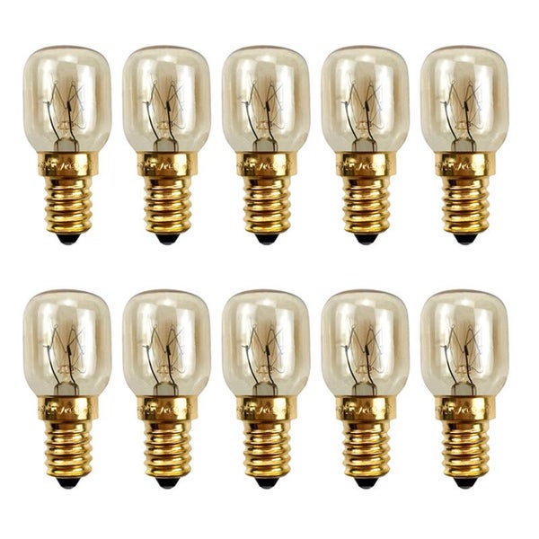 10 Pcs Microwave Light Bulb 25W E14 LED Oven Tungsten Bulb-A Carousel 1