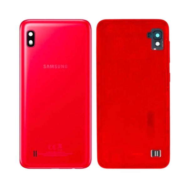 Back Cover For Samsung A10 Red With Camera Lens Carousel 1