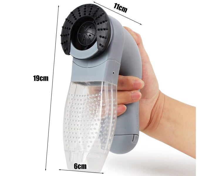 Dog cat pet hair remover, puppy electric hair removal grooming brush comb r Carousel 5