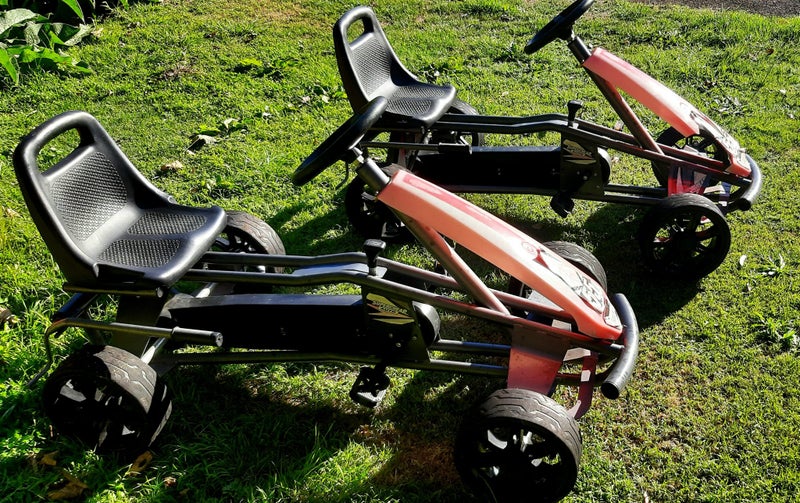 Two Supercheap Auto go carts - pedal power! Carousel 1