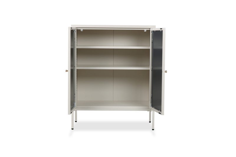 STARK 100cmx80cm 2-Mirror Door Cabinet (Cream) Carousel 2