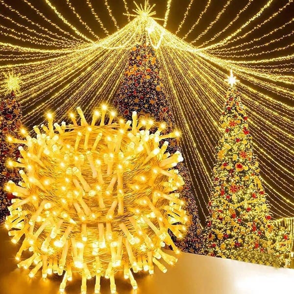 Fairy String Lights - 50m -LED - 8 Different Colours - New Years/Weddings/Party Carousel 1
