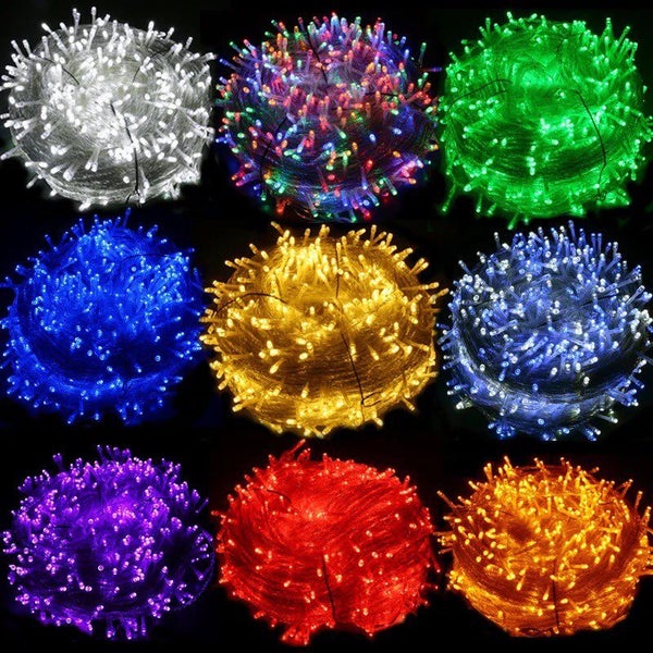 Fairy String Lights - 50m -LED - 8 Different Colours - New Years/Weddings/Party Carousel 2