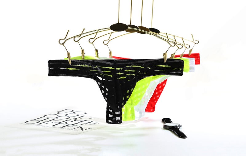 Mens Underwear G String Sexy Transparent Style "Black" 503 Carousel 2