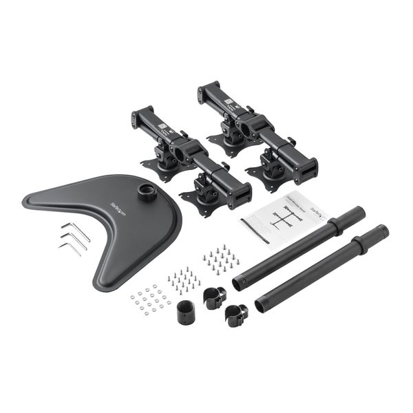 StarTech.com ARMBARQUAD Quad Monitor Stand - Heavy Duty Steel [ARMBARQUAD] Carousel 7