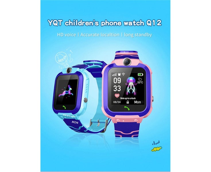Smart Watches Children Smartphone Watch Phone positioning watch blue Carousel 2
