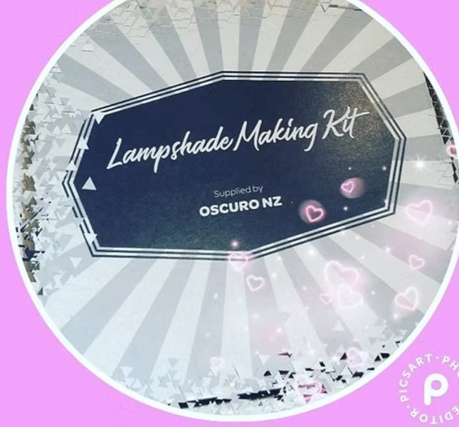 20cm diameter Drum Lampshade Making Kit Carousel 1