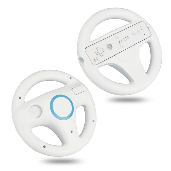 1x Game Racing Steering Wheel for Nintendo Wii Mario Kart Remote Controller Carousel 3