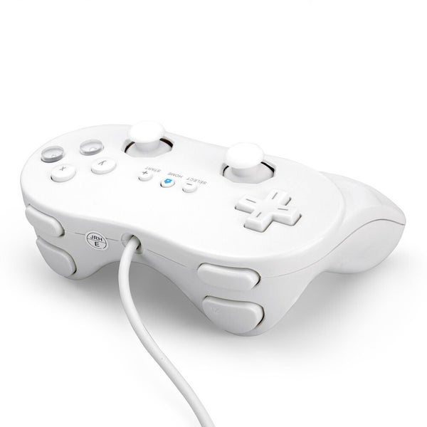 New White Classic Pro Wired GamePad Joypad Controller for Nintendo Wii Console Carousel 2