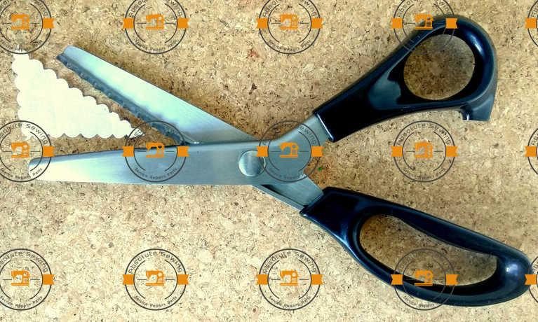 Fabric Pinking Scissor - Half Round Shape Carousel 1