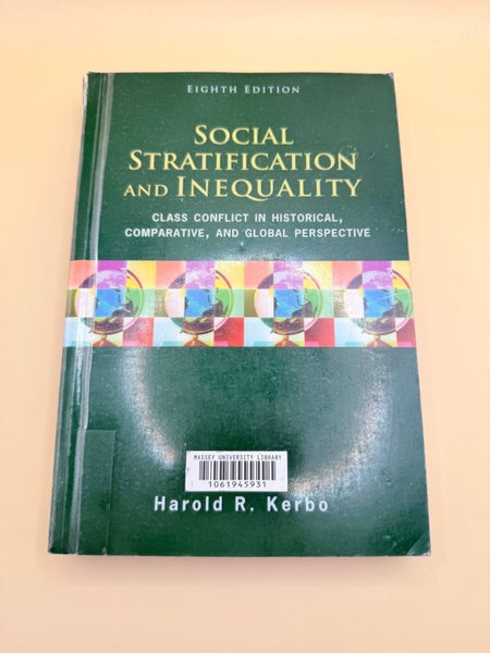 Social Stratification and Inequality: Class Conflict in Historical, Comparati... Carousel 1