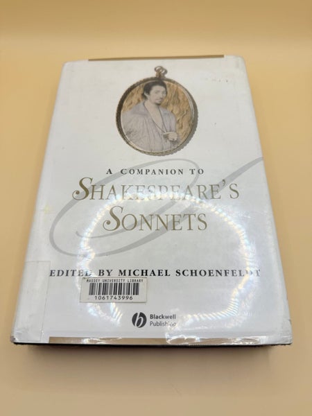 A Companion to Shakespeare's Sonnets, Edited by Michael Schoenfeldt Carousel 1