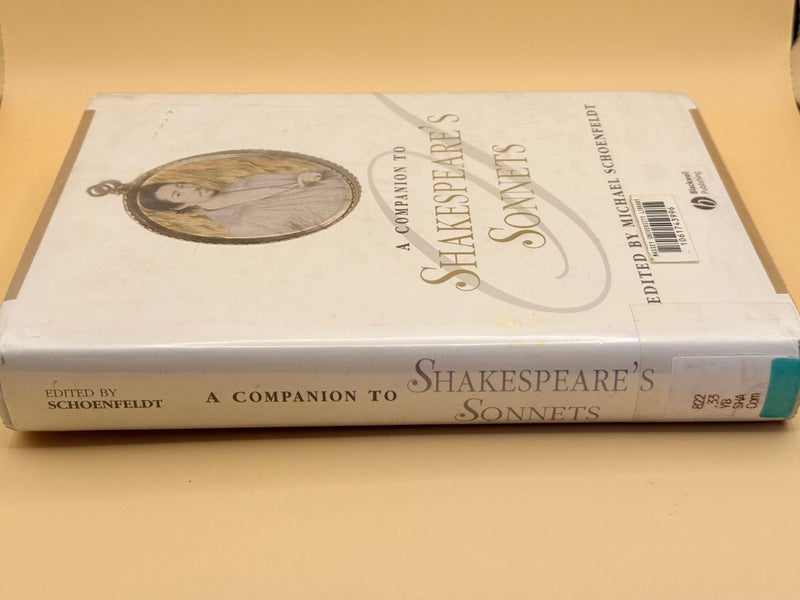 A Companion to Shakespeare's Sonnets, Edited by Michael Schoenfeldt Carousel 2