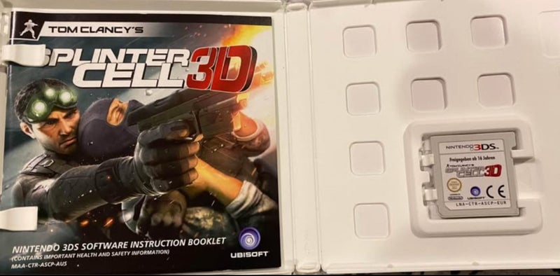 Nintendo 3DS Game. Tom Clancy's Splinter Cell Carousel 2