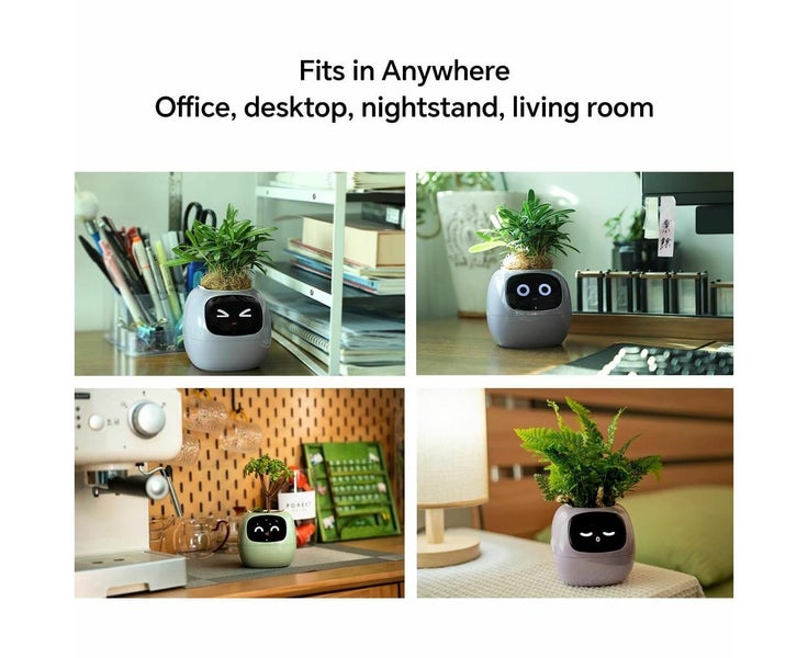 Smart Pet Planter Robot Guidance on Plant Care with Emoji,Adorable Plant Co Carousel 9