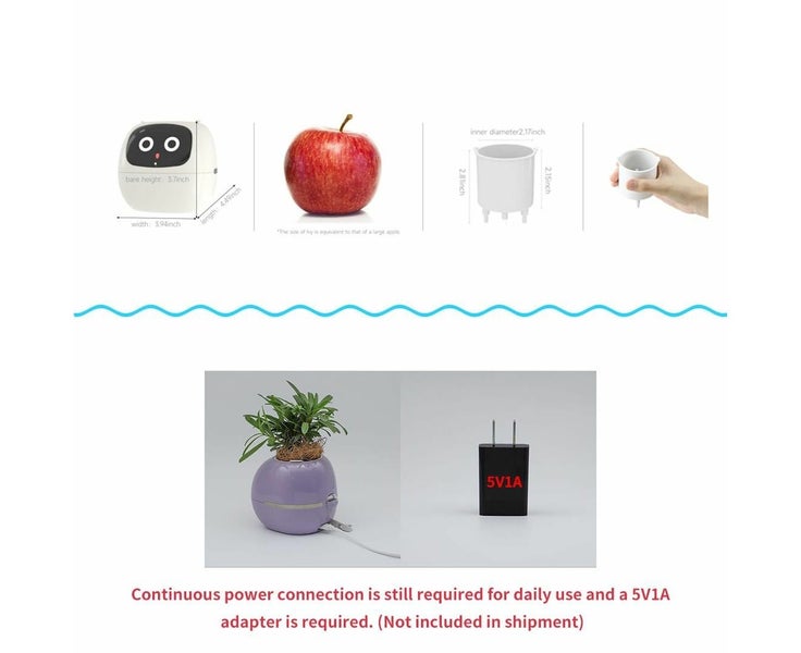 Smart Pet Planter Robot Guidance on Plant Care with Emoji,Adorable Plant Co Carousel 9