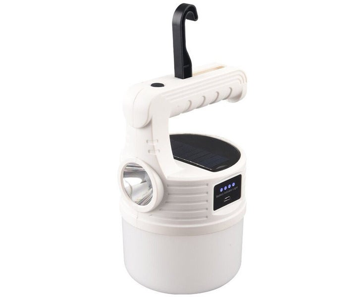 Small Camping Solar Light USB Rechargeable Portable Hanging Lantern Carousel 1