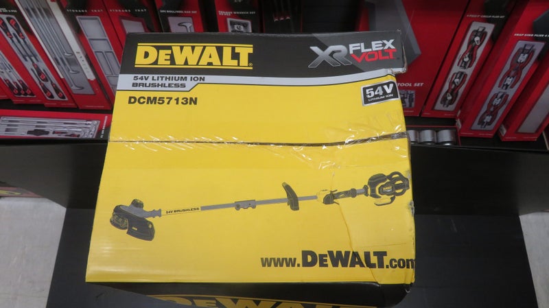 DEWALT XR FLEX VOLT Split Shaft Line Trmr Bare Damaged Box - Genuine Dewalt Carousel 2