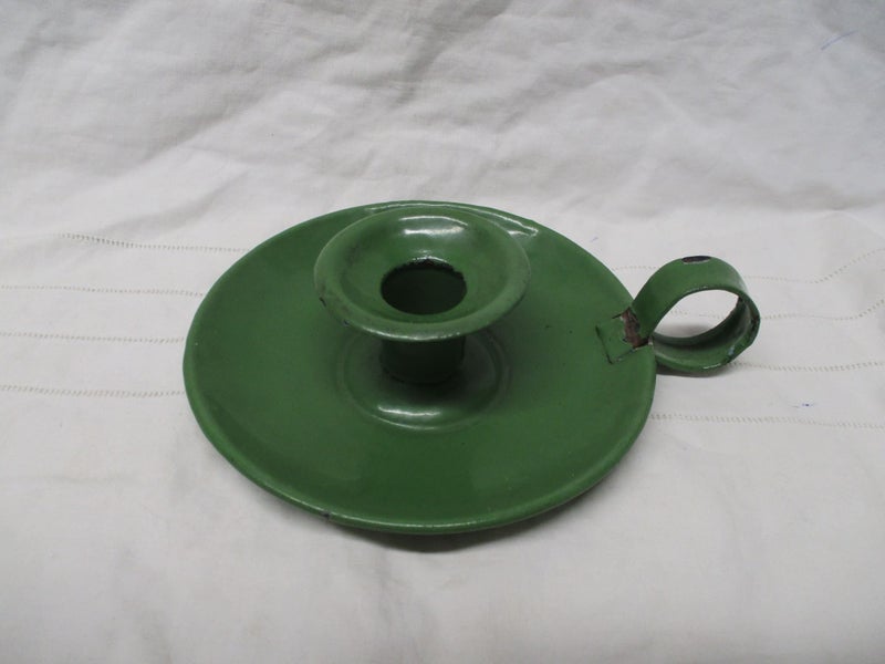 BR 9307 - Vintage Green Candle Stick Holder - Carousel 2