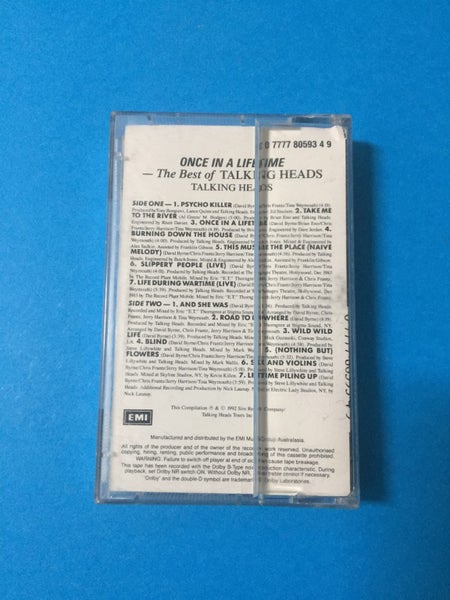 Talking Heads: Once In A Lifetime - The Best Of (Cassette) Carousel 2