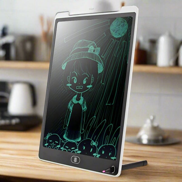 12" Electronic Drawing, Sketch Pad, Notice Board, One Touch Delete Carousel 1