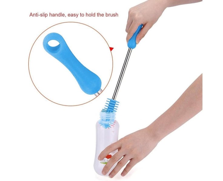 Silicone Bottle Cleaning Brush with Long Handle, 27.5*4cm Water Bottle Clea Carousel 8