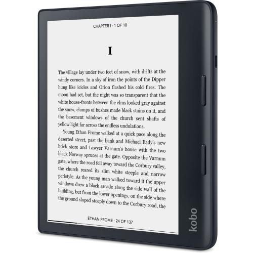 Kobo Sage eReader - 32GB - Black 8" Touch Screen HD Carta Display & Comfort Carousel 1