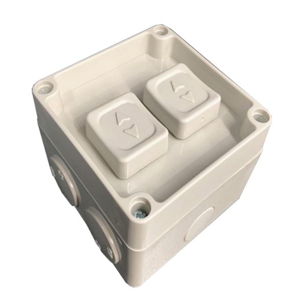WEATHER PROTECTED 2 GANG SWITCH 250V 15A IP56 - ELE503 Carousel 1