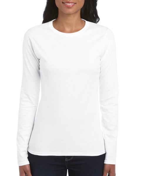 64400L Gildan Softstyle Ladies' Long Sleeve T-Shirt Carousel 7