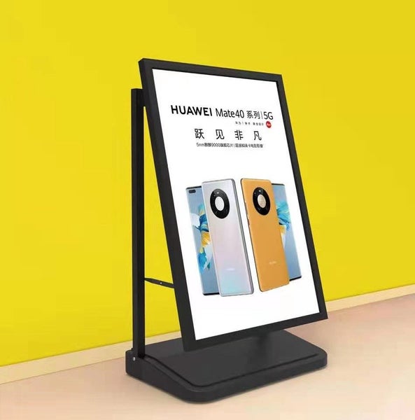Footpath Sign with Water Base Display, Shop Display- 600x900mm Wheel Available Carousel 1
